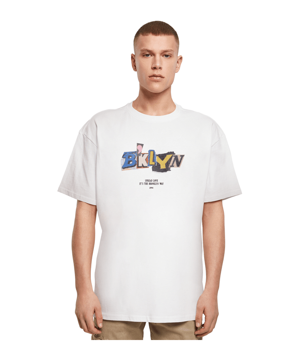 Mister Tee Brklyn T-Shirt Weiß - weiss
