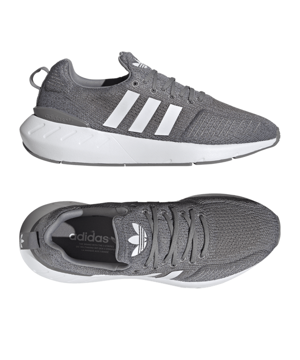 adidas Originals Swift Run 22 Grau Weiss - grau