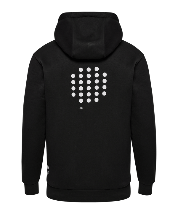 Hummel Court Cotton Hoody Schwarz F2001 - schwarz