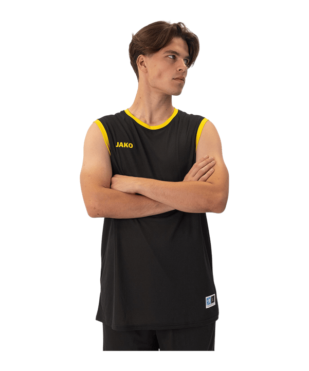 JAKO Change 2.0 Wendetrikot Schwarz Gelb F03 - schwarz