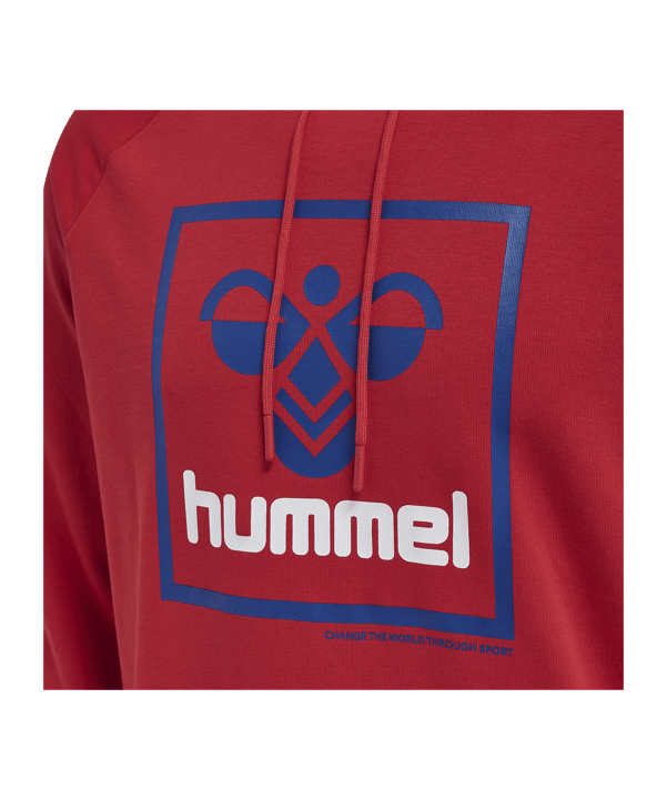 Hummel hmlISAM 2.0 Hoody Rot F3658 - rot