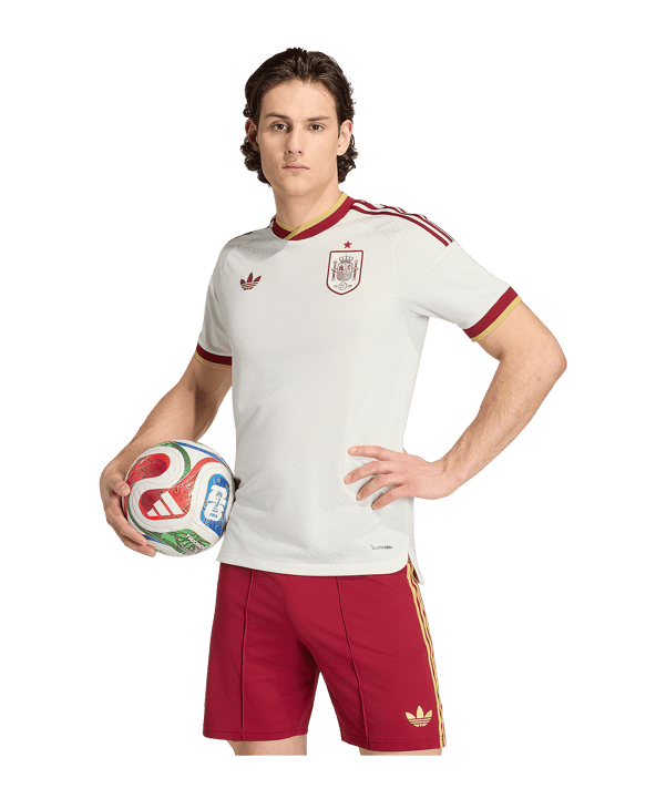 adidas FEF Spanien Authentic Trikot Away WM 2026 Weiß