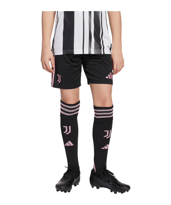 adidas Juventus Turin Short Home 2025/2026 Kids Schwarz - schwarz