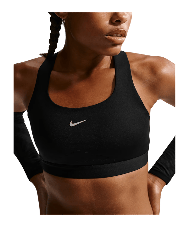 Nike Swift High Support Sport-BH Damen Schwarz F010 - schwarz