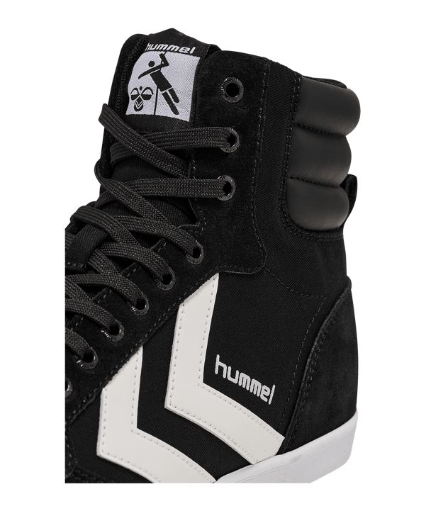 Hummel Slimmer Stadil High Sneaker Schwarz F2113 - schwarz
