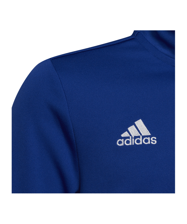 adidas Entrada 22 HalfZip Sweatshirt Kids Blau - blau