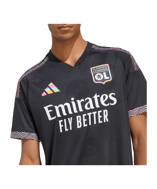 adidas Olympique Lyon Trikot 3rd 2026/2027 Schwarz - schwarz