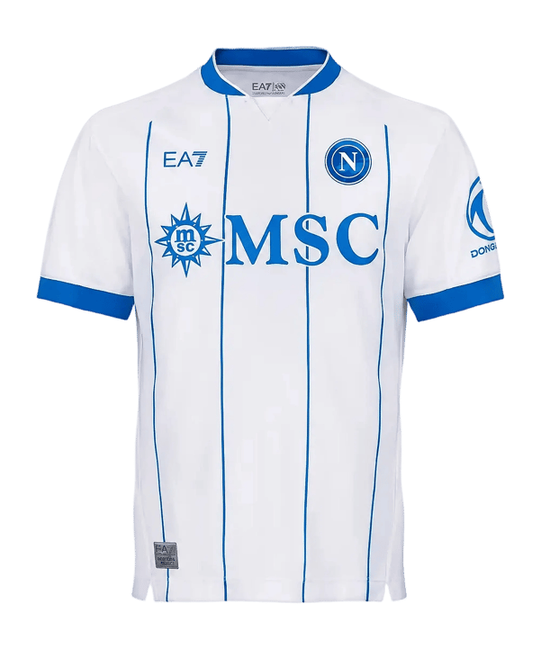 EA7 SSC Napoli Maglietta Away 2026/2027 Bambini Bianco - bianco