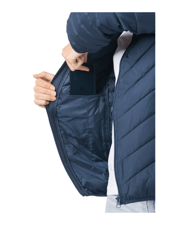 Erima CMPT Puffer Jacke Damen Blau - blau