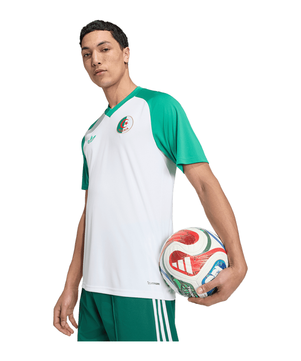 adidas FAF Algerien Trikot Home WM 2026 Weiß - weiss