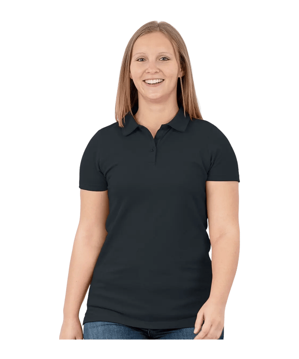 JAKO Organic Stretch Polo Shirt Damen Grau F830 - grau