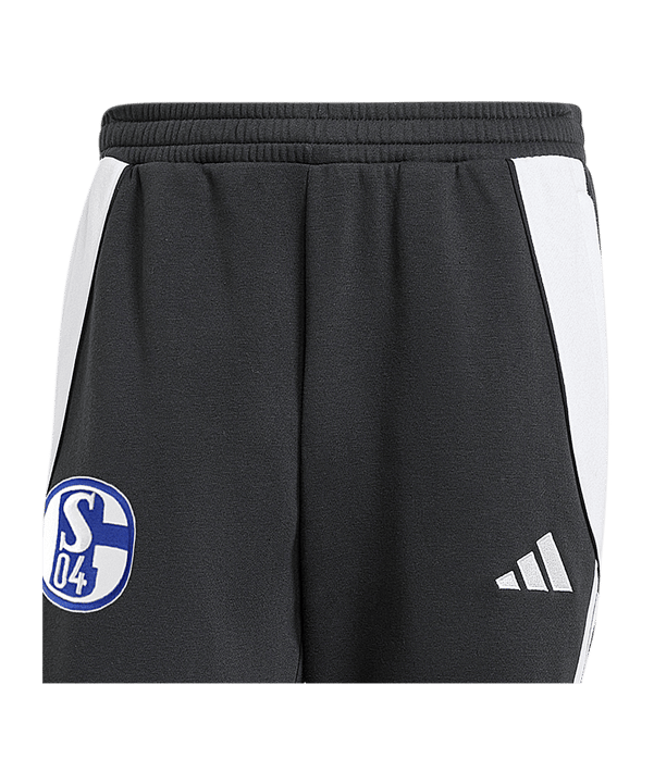 adidas FC Schalke 04 Jogginghose Schwarz - schwarz
