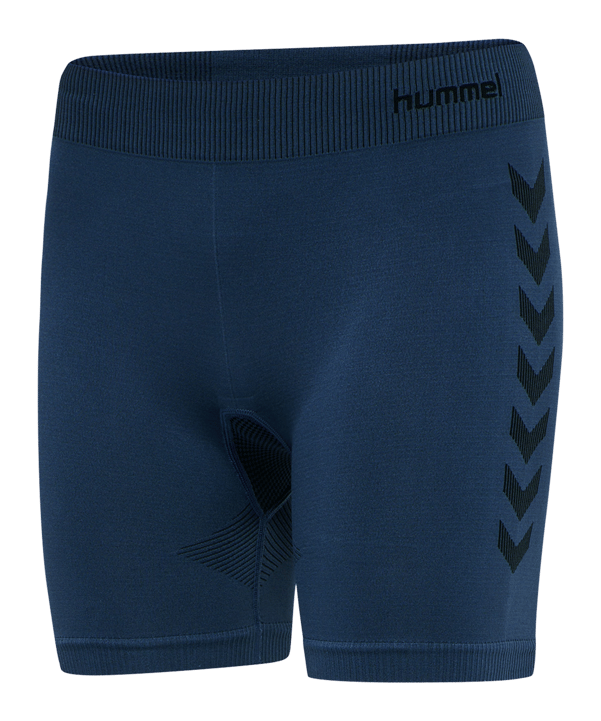Hummel hmlFIRST Seamless Short Damen Blau F7642 - blau