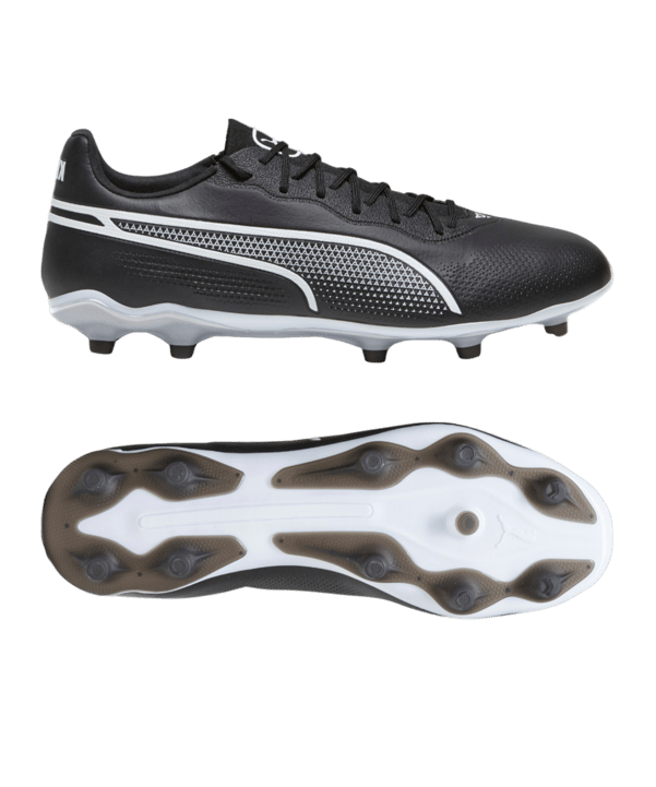 PUMA KING Pro FG/AG Eclipse Schwarz Weiss F01 - schwarz