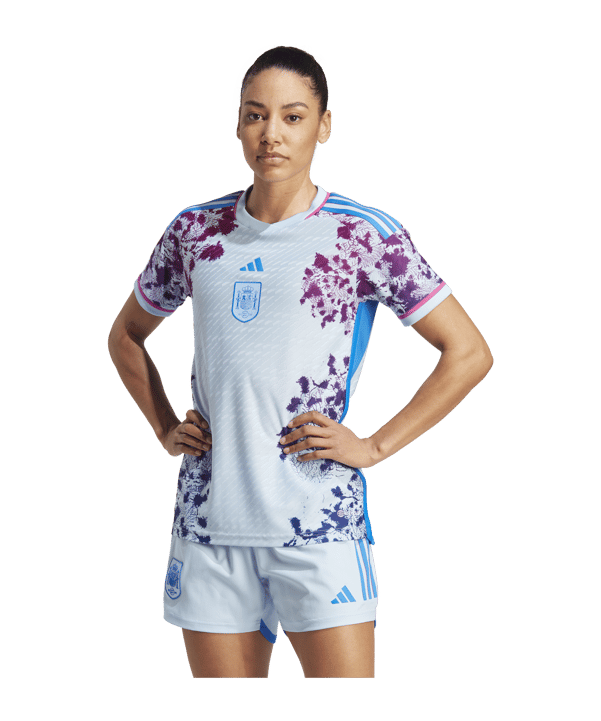 adidas Spanien Auth. Trikot Away Frauen WM 2023  Damen Blau - blau