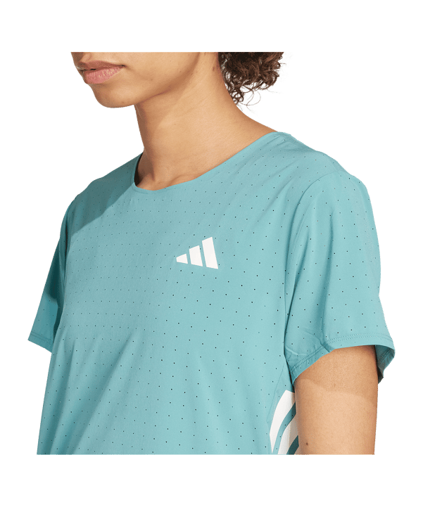 adidas Adizero Running T-Shirt Damen Blau - blau