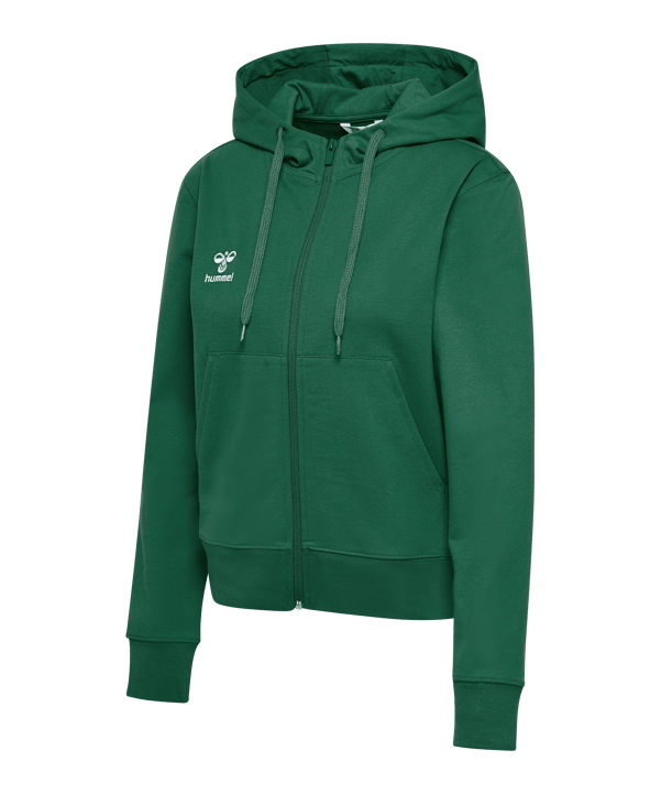 Hummel GO 2.0 Kapuzenjacke Damen Grün F6140 - gruen