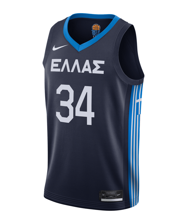 Nike Griechenland Trikot LE Basketball F419 - grau