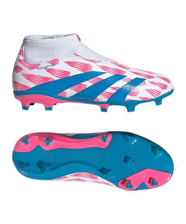 adidas Predator League LL FG Reemergence Kids Blau - weiss