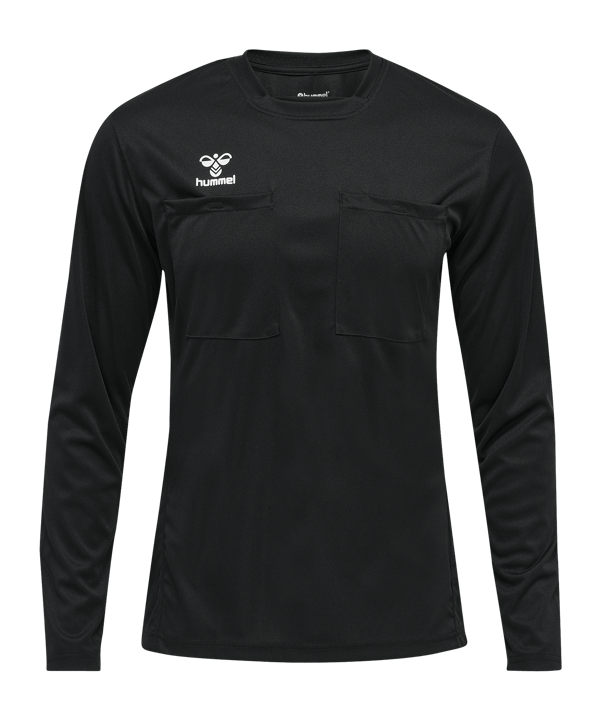 Hummel CHEVRON Schiedsrichtertrikot langarm F2001 - schwarz