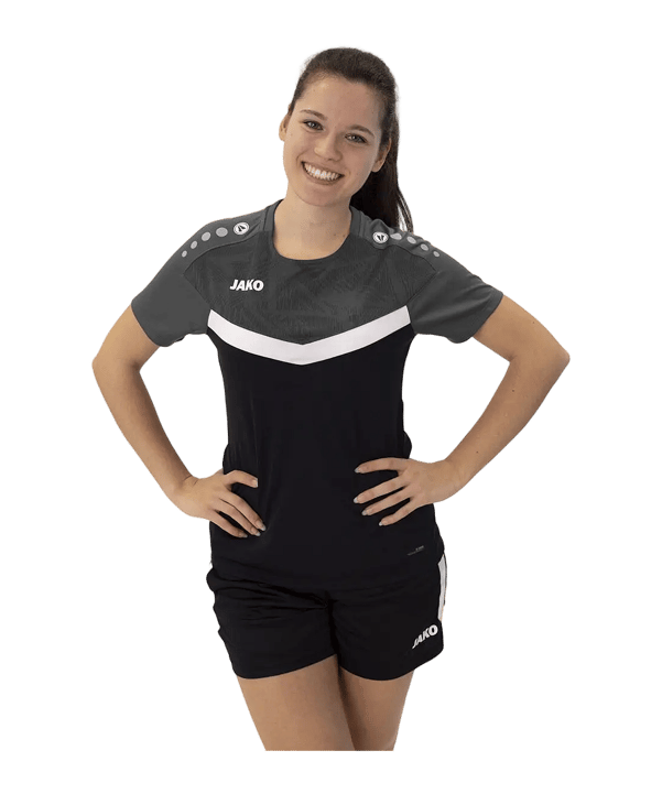 JAKO Iconic T-Shirt Damen Schwarz F801