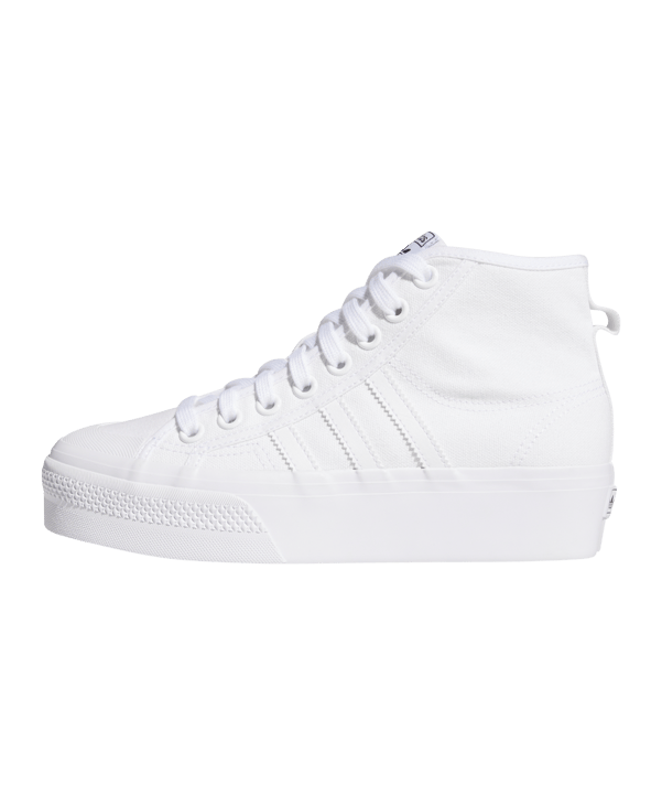 adidas Originals Nizza Plattform Mid Damen Weiss - weiss