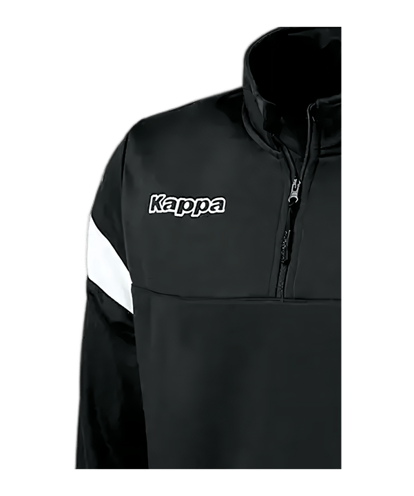 Kappa Novare 1/4 Zip Felpa Nero - nero