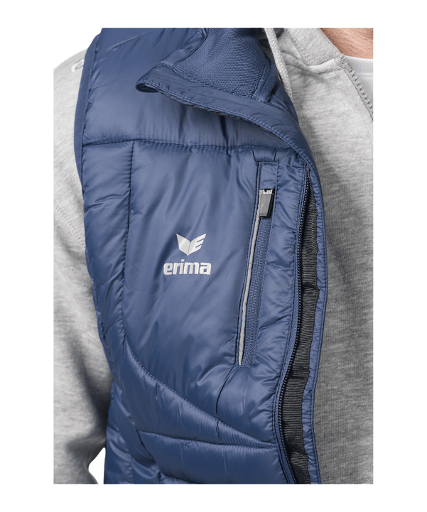Erima CMPT Puffer Weste Blau - blau