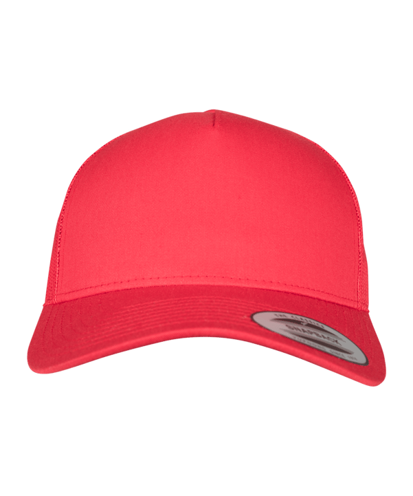 Merch 5 Panel Retro Trucker Cap Red - rot