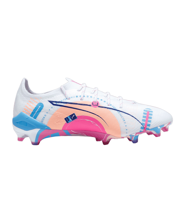 PUMA ULTRA 5 Ultimate FG Volume Up Weiss Blau F01 - weiss