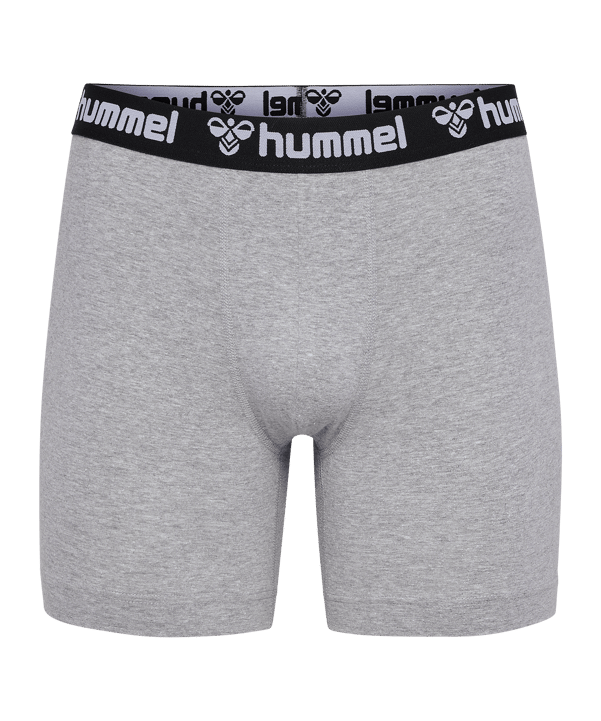 Hummel 2-Pack sous-vêtements Shorts gris F2006 - gris