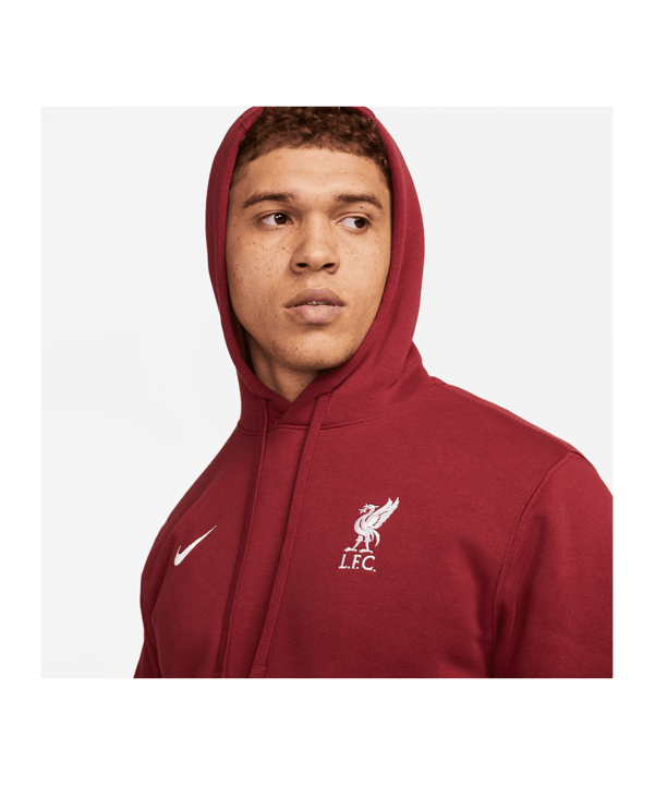 Nike FC Liverpool Fleece Hoody Rot F677 - rot