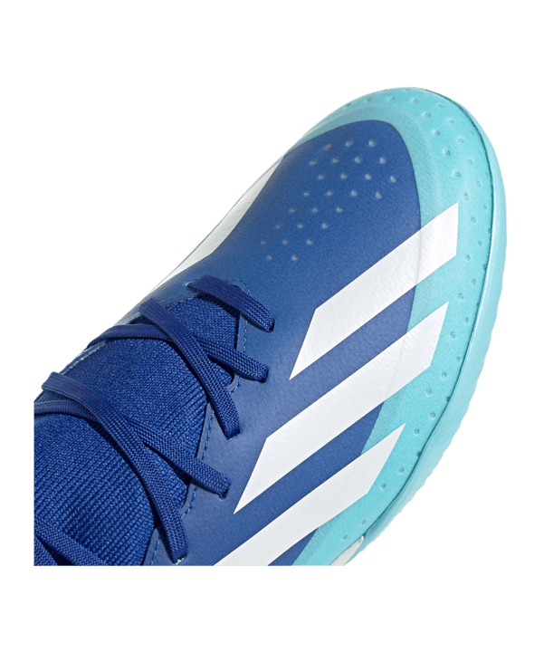 adidas X Crazyfast.3 TF Marinerush Blau Weiss Orange - blau