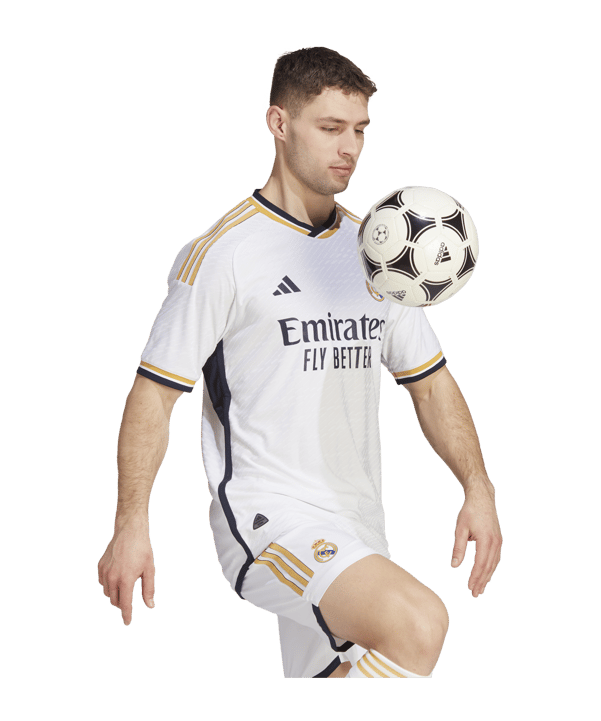 adidas Real Madrid Auth. Trikot Home 2023/2024 Weiss - weiss