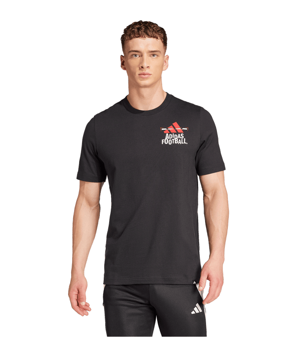 adidas T-Shirt Schwarz - schwarz