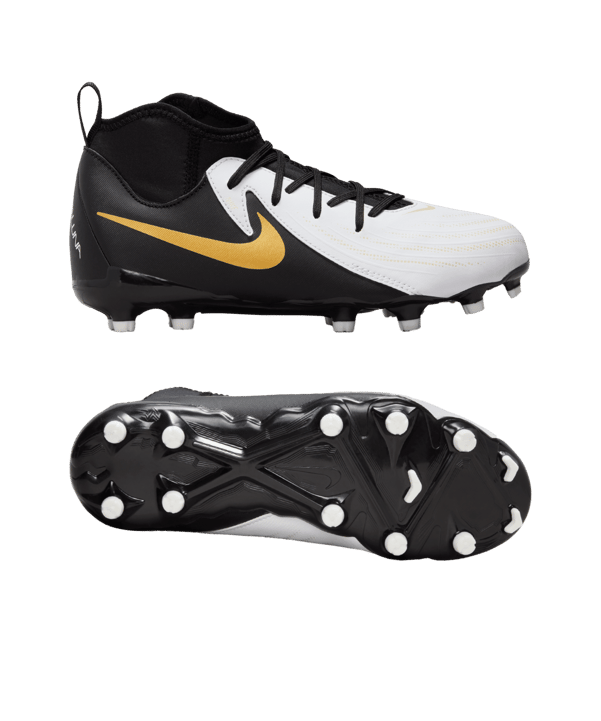 Nike Jr Phantom Luna II Academy FG/MG Mad Ready Kids Weiss Schwarz F100 - weiss