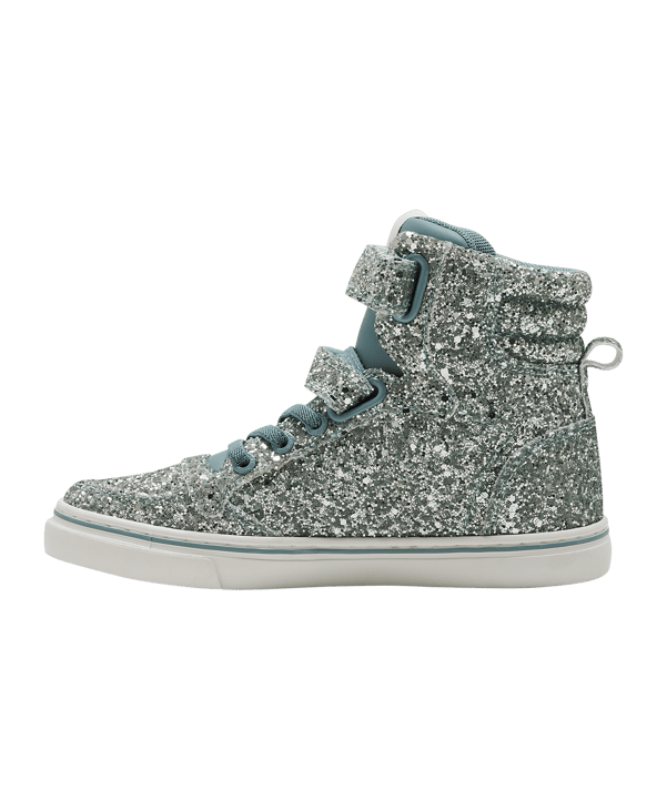 Hummel Slimmer Stadil Glitter Sneaker Kids Blau F7135 - blau