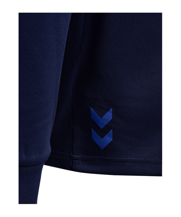 Hummel hmlCOURT HalfZip Sweatshirt Blau F7026 - blau