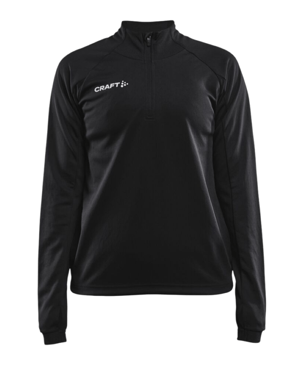 Craft Evolve Halfzip Sweatshirt Damen Schwarz F999 - schwarz
