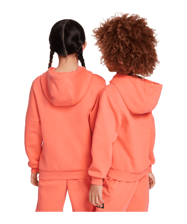 Nike Club Fleece Erling Haaland Hoody Kids Rot F643 - rot