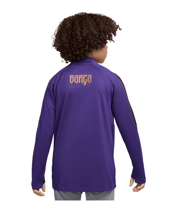 Nike FC Barcelona Strike Drilltop Bambini Viola C505 - lilla