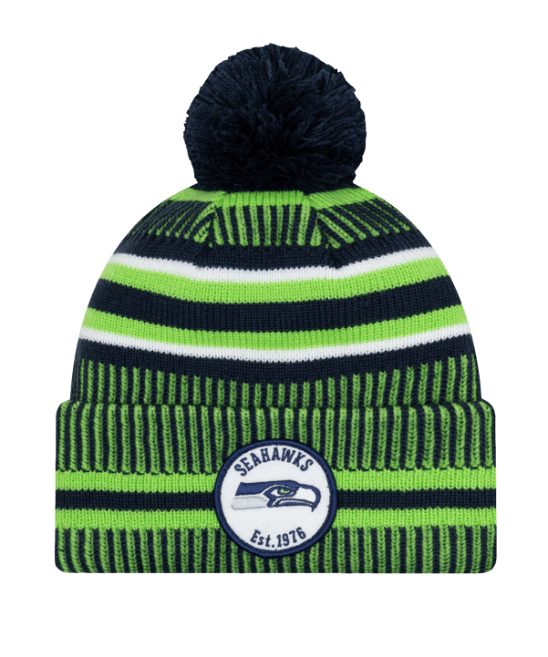 New Era Seattle Seahawks HM Strickmütze Blau - blau
