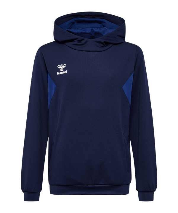 Hummel Authentic Pl Hoody Kids Blau F7026 - blau