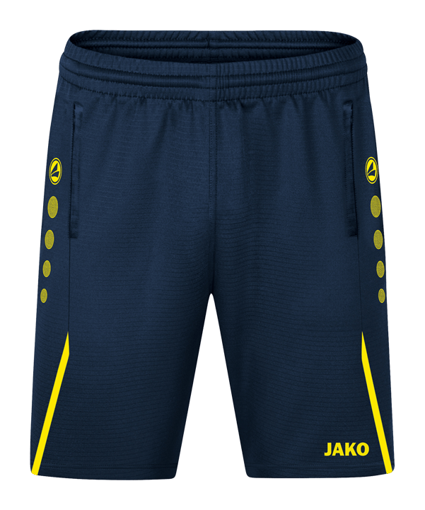JAKO Challenge Trainingsshort Blau Gelb F904 - blau