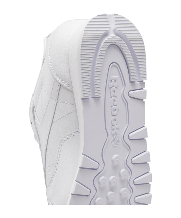 Reebok Classic Leather Weiss Weiss Grau - weiss