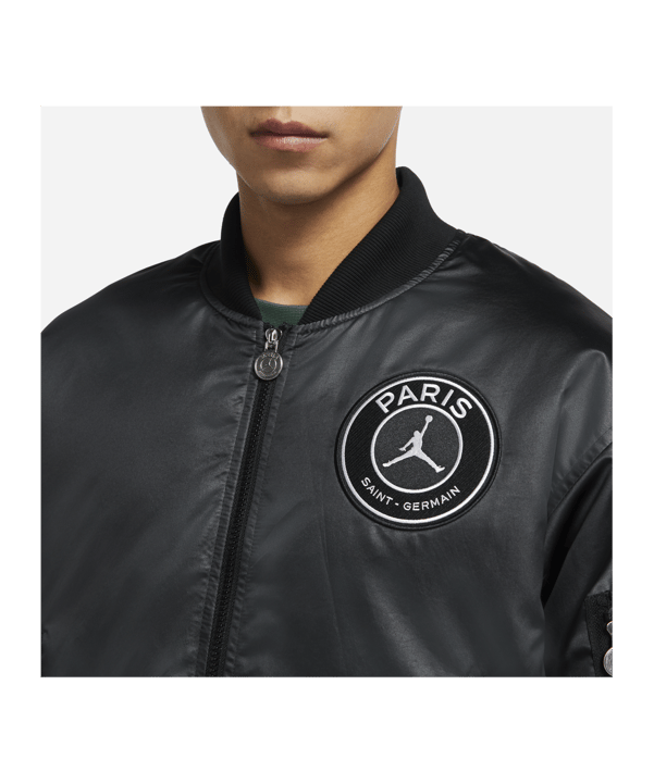 Jordan X PSG MA-1 Jacke Schwarz F010 - schwarz