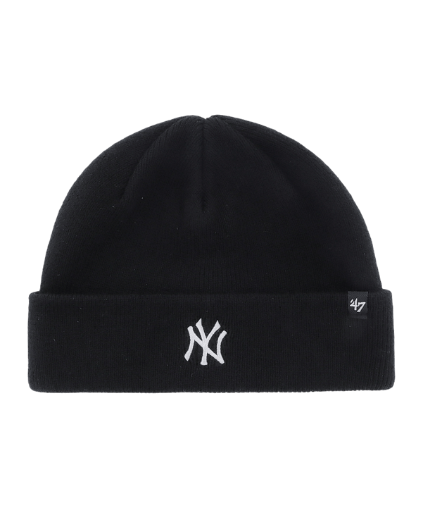 '47 Brand MLB New York Yankees Randle '47 CUFF KNIT Beanie Schwarz - schwarz