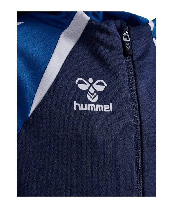 Hummel Lead 2.0 Kapuzenjacke Kids Blau F7317 - blau