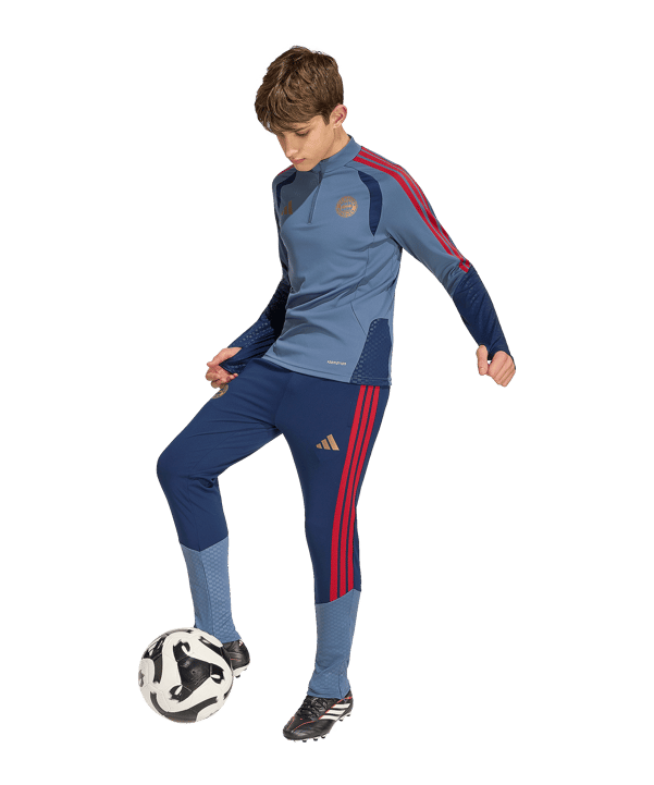 adidas FC Bayern München Sweatshirt Kids Blau - blau