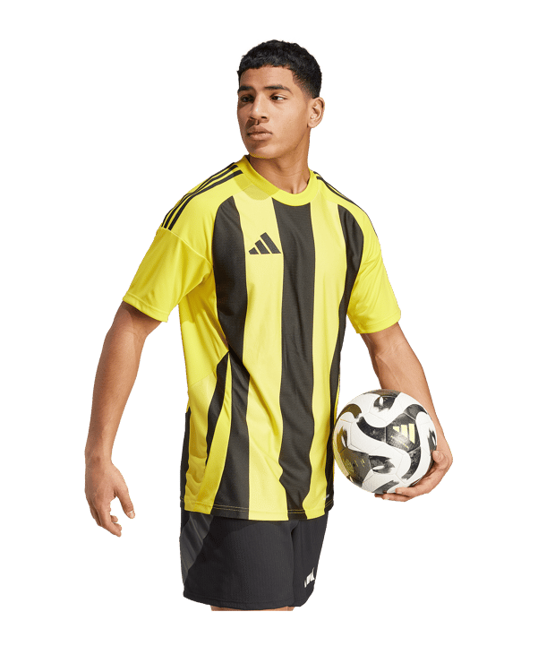 adidas Striped 24 Trikot Gelb Schwarz - gelb